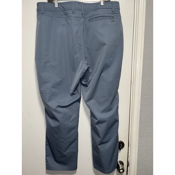 HURLEY Tech Pant Stretch Moisture Wicking w/ Hidden Pocket 40x29‎ Blue - Picture 3 of 6